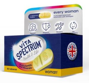 Витамины для женщин VitaSpectrum 60 таблеток