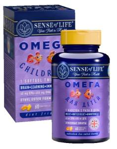 ДГК омега для детей SENSE of life 60 капсул